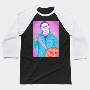 Pastel horror Michael Myers Baseball T-Shirt